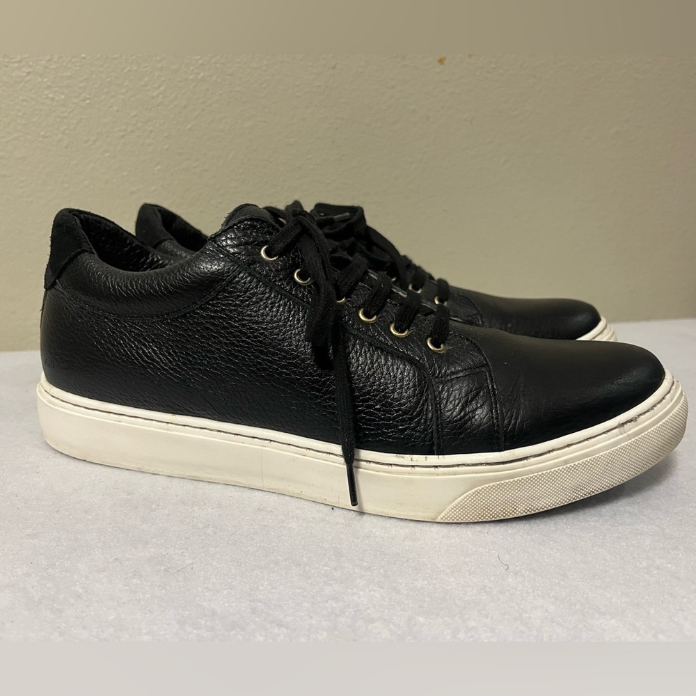 Sarah Flint Perfect Sneaker Black Leather Lace Up Shoes Women’s Size 11 EU 42 - Picture 6 of 10